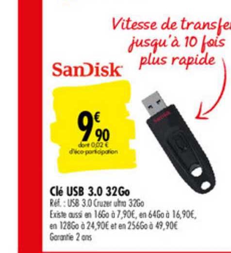 clé usb 3.0 32go sandisk