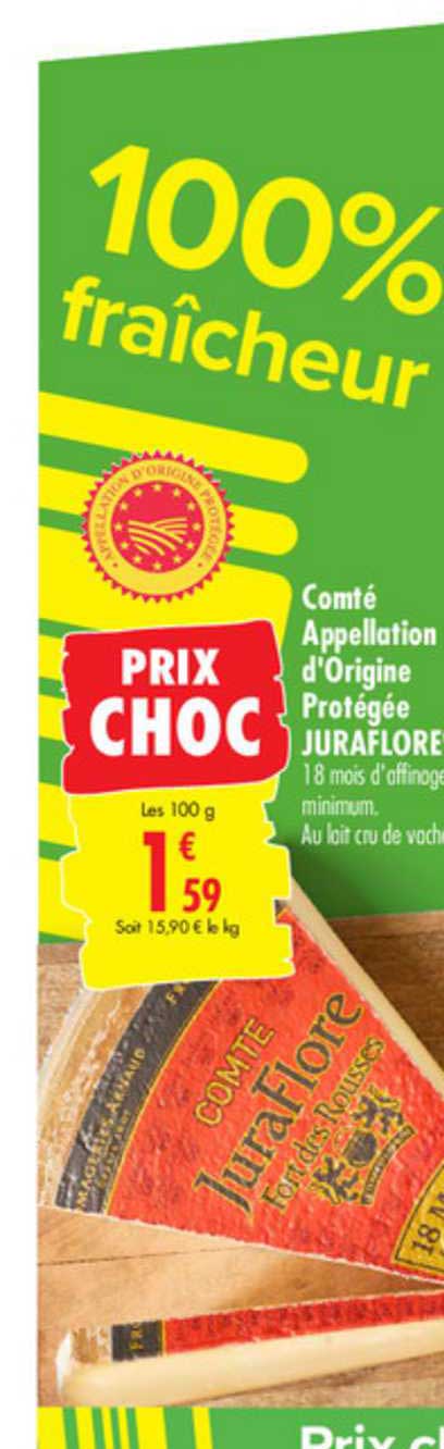 comté appelation d'origine protegée juraflore