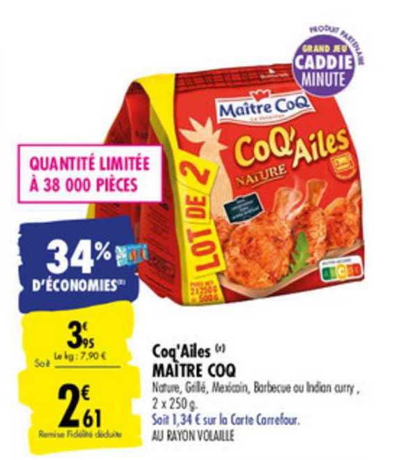 coq'ailes maître coq