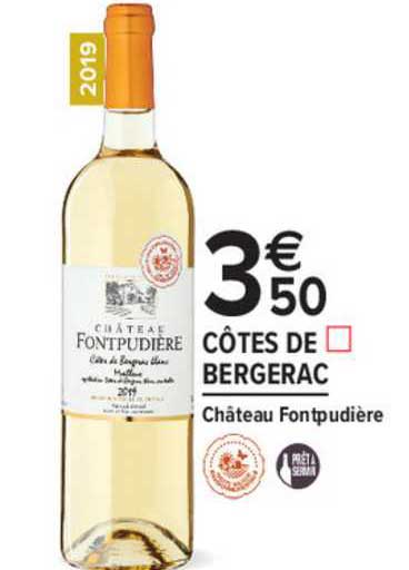 côtes de bergerac château fontpudière