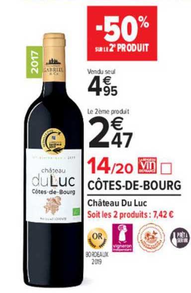 côtes de bourg château du luc