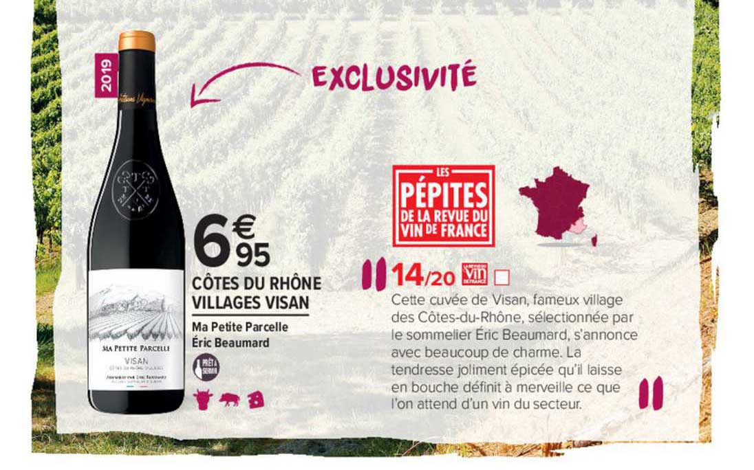 côtes du rhône villages visan ma petite parcelle éric beaumard