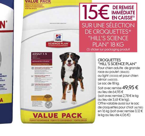 croquettes hill's science plan