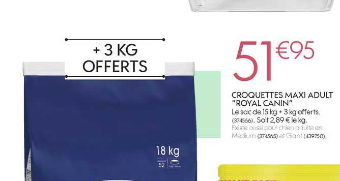 croquettes maxi adult royal canin