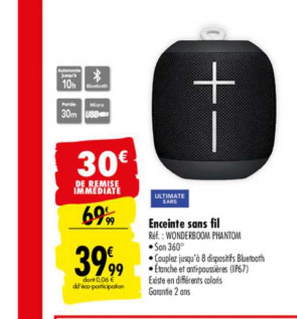 enceinte sans fil ultimate ears