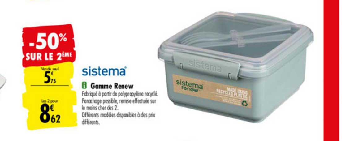 game renew sistema -50% de remise immédiate