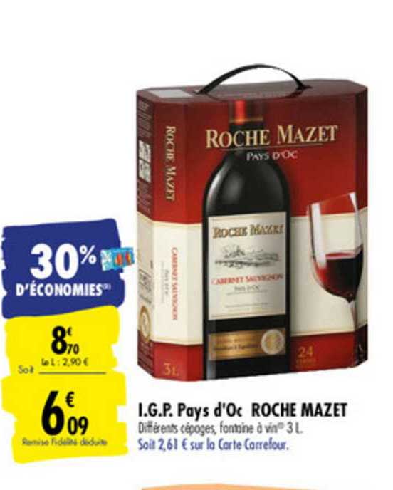 i.g.p. pays d'oc roche mazet
