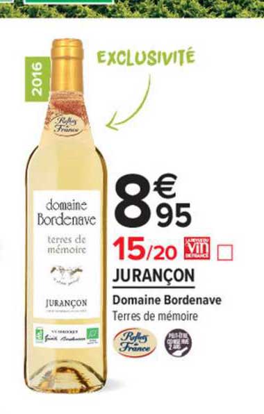 Jurançon Domaine Bordenave Terres De Mémoire