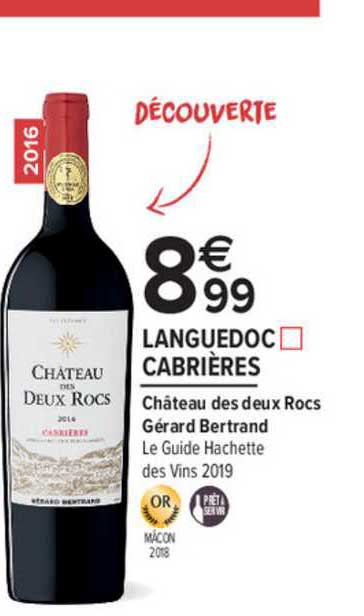 languedoc cabrières château des deux rocs gérard bertrand