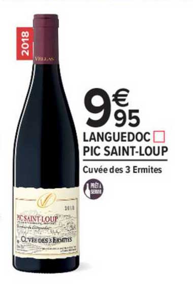 languedoc pic saint loup cuvée des 3 ermites