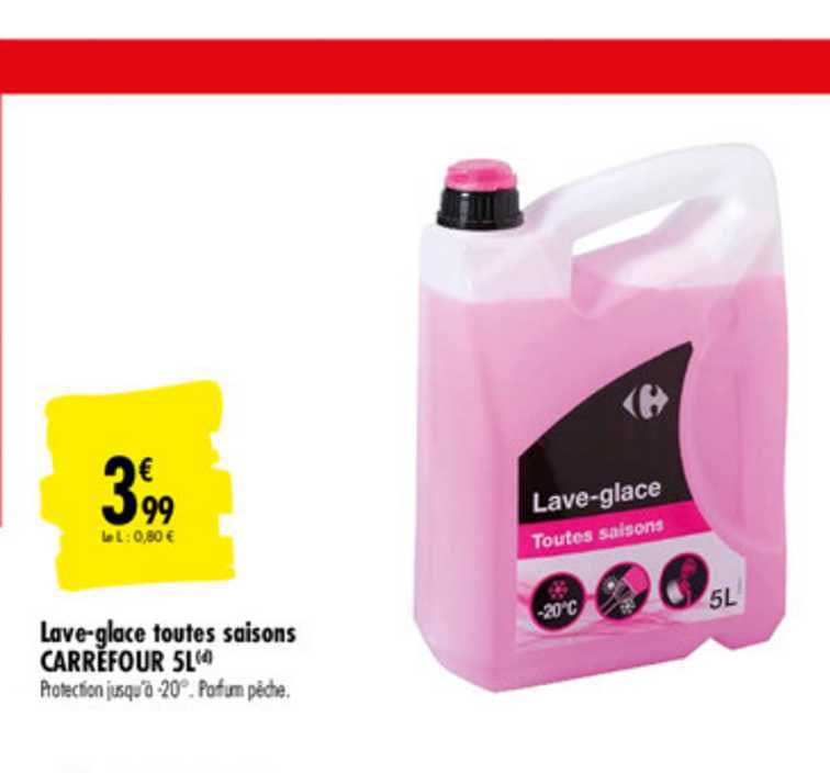 lave glace toutes saisons carrefour 5l