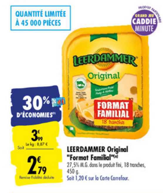 leerdammer original "format familial"