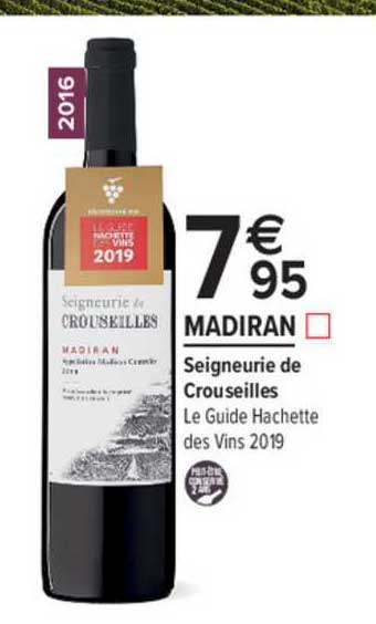 madiran seigneurie de crouseilles