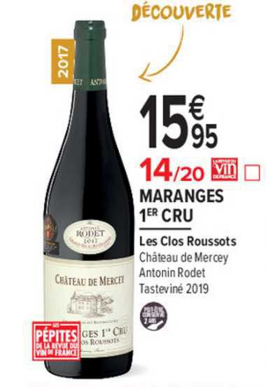 maranges 1er cru les clos roussots