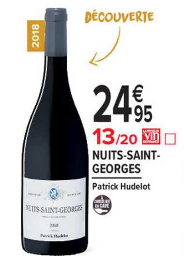 Nuits Saint Georges Patrick Hudelot