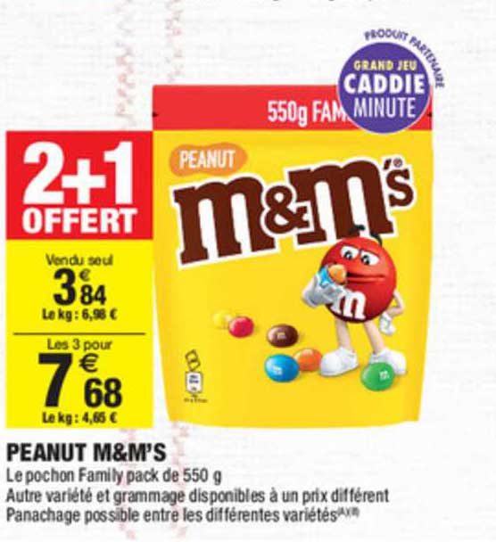 Peanut M&m's 2+1 Offert