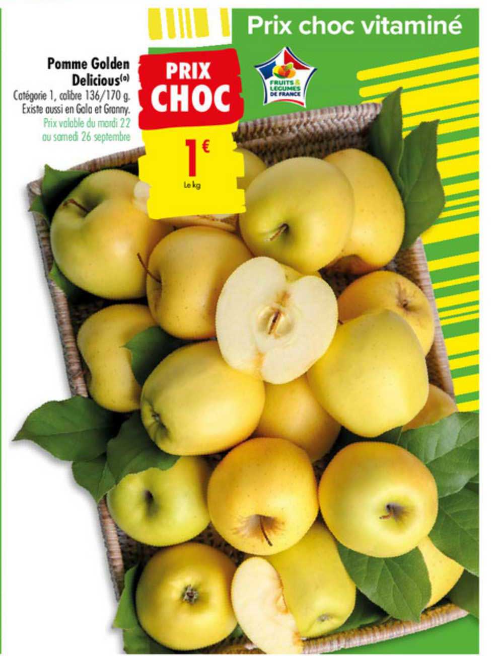 pomme golden delicious