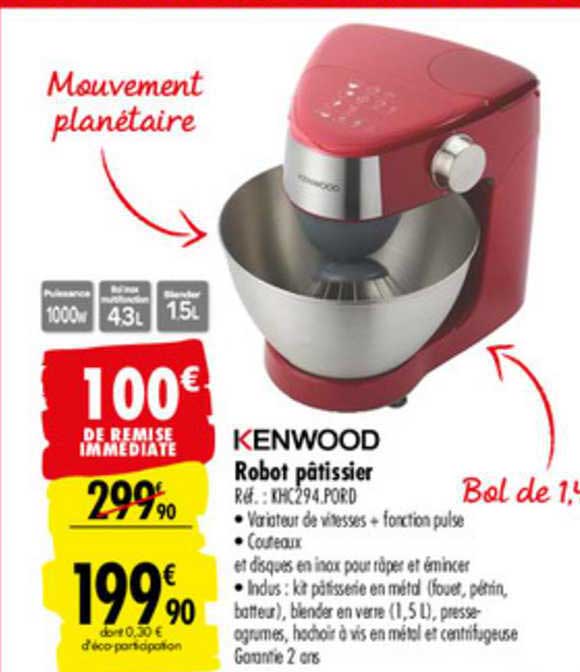 Robot Pâtissier Kenwood
