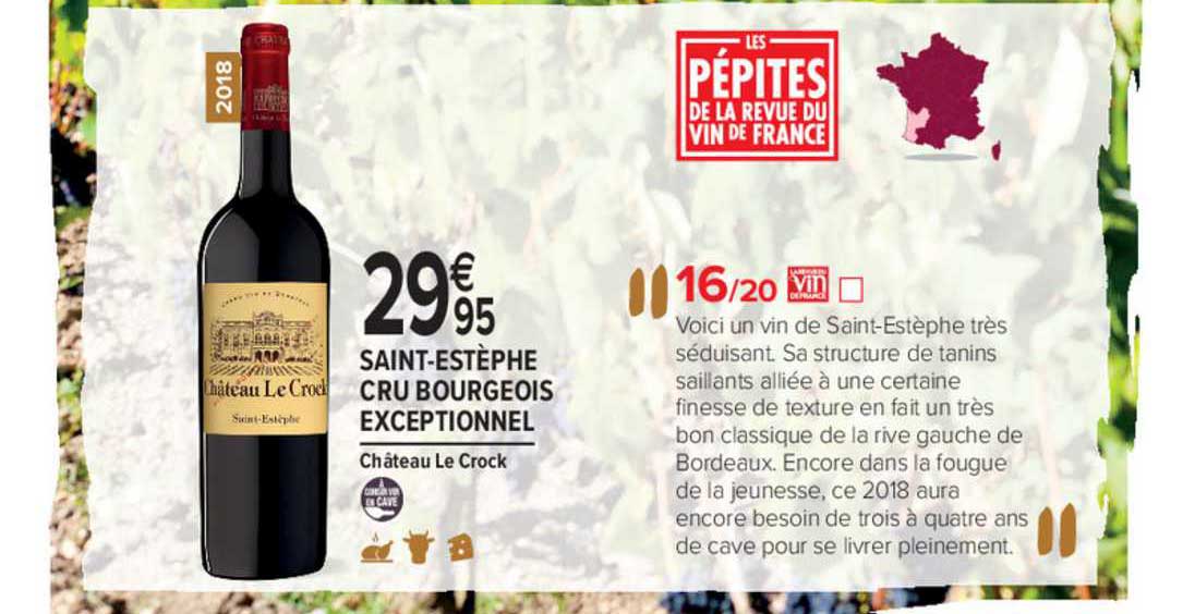 saint estèphe cru bourgeois exceptionnel château le crock
