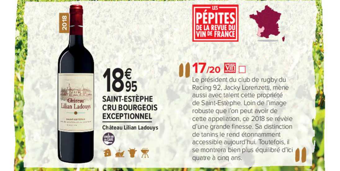 saint esthèphe cru bourgeois exceptionnel château lilian ladouys