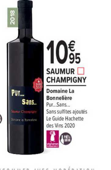 saumur champigny domaine la bonnelière