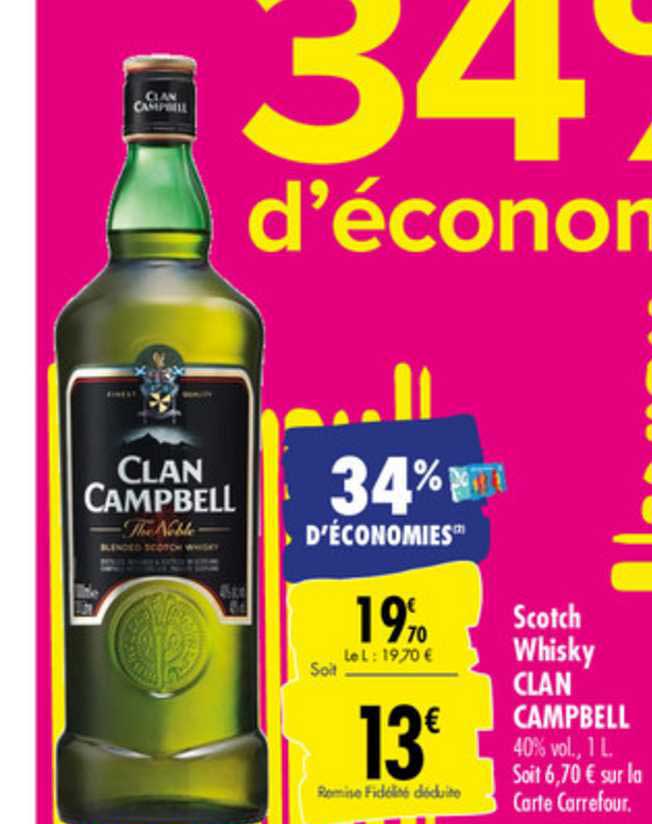 scotch whisky clan campbell