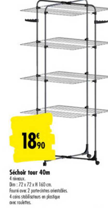 séchoir tour 40m