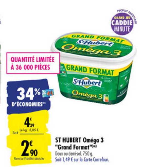 st hubert oméga 3 "grand format"