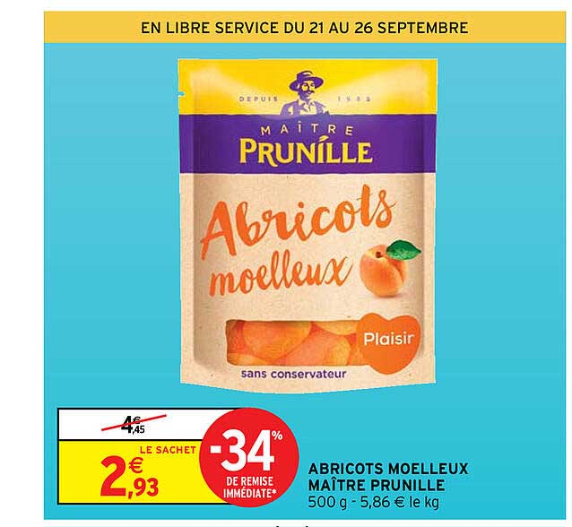 abricots moelleux maître prunille