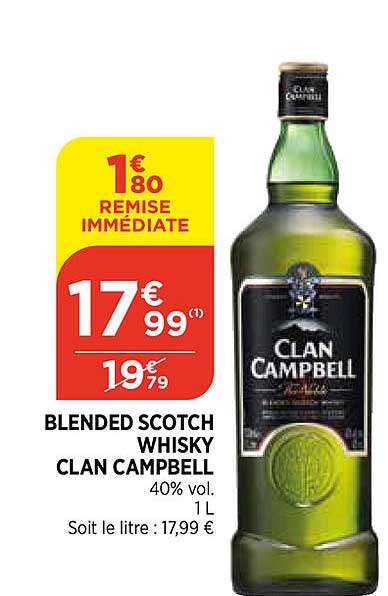 blended scotch whisky clan campbell