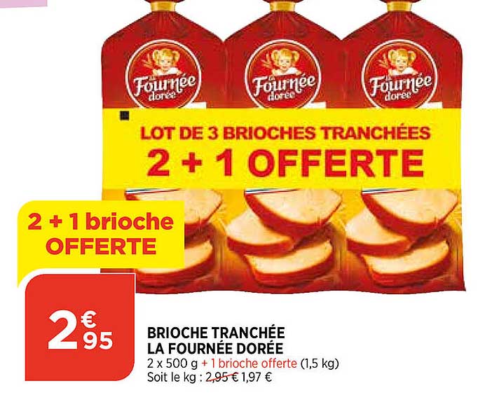 brioche tranchée la fournée dorée