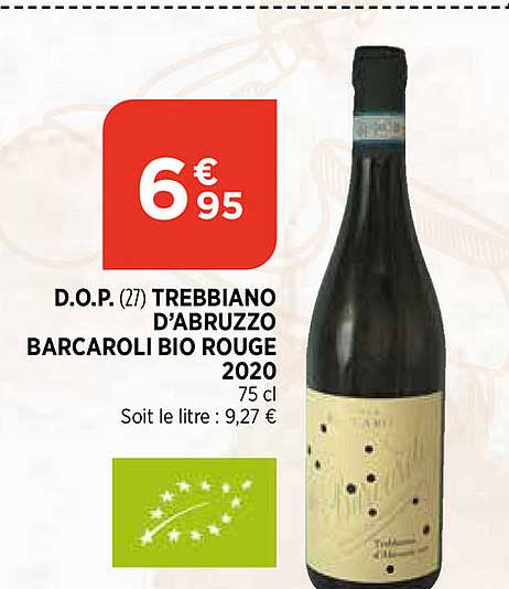 d.o.p. trebbiano d'abruzzo barcaroli bio rouge 2020