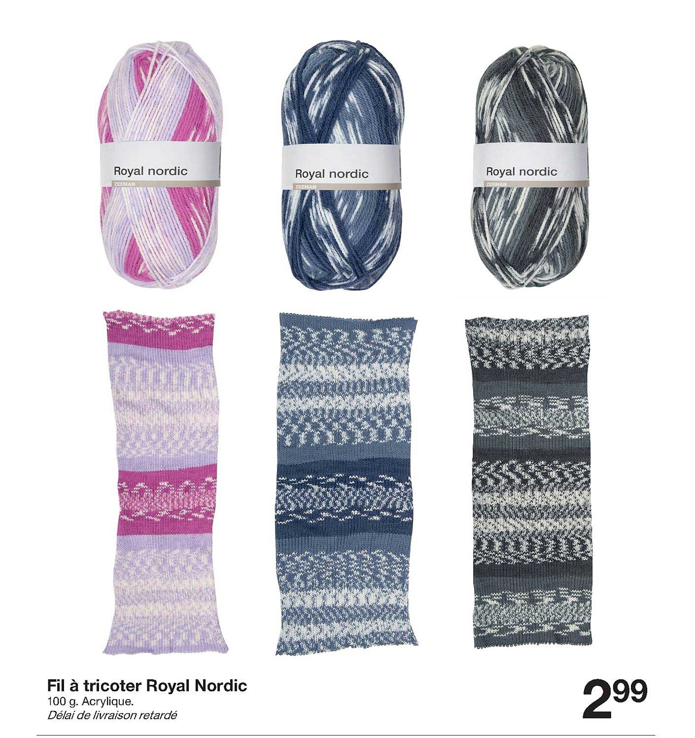 fil à tricoter royal nordic