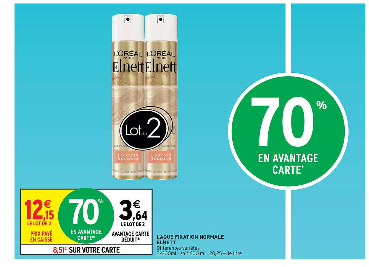 laque fixation normale elnett