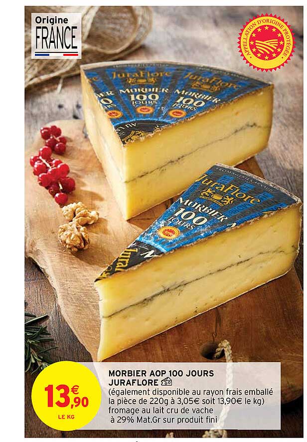 Morbier Aop 100 Jours Juraflore
