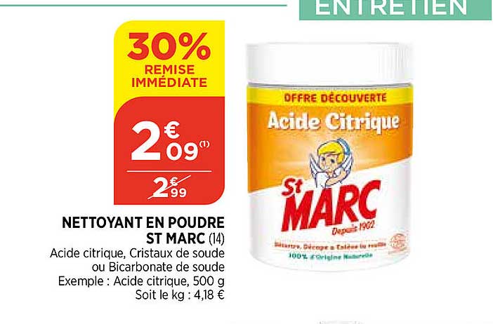 nettoyant en poudre st marc
