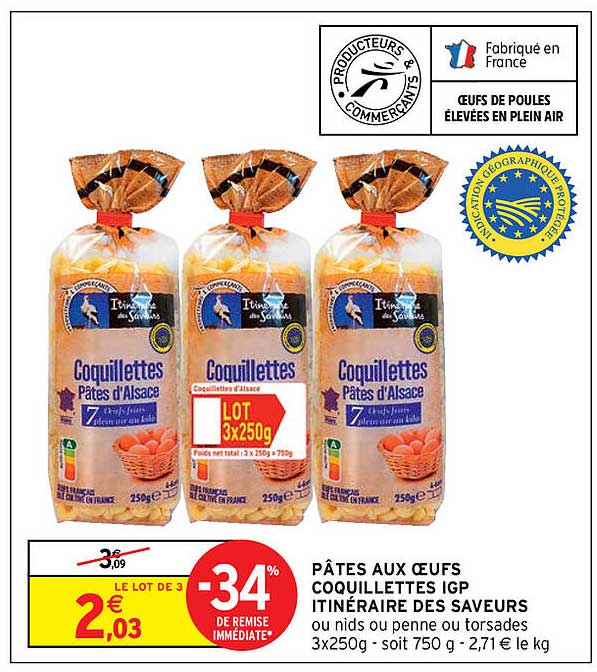 Pâtes Aux Oeufs Coquillettes Igp Itinéraire Des Saveurs