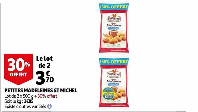 petites madeleines st michel