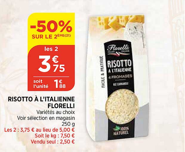 risotto à l'italienne florelli