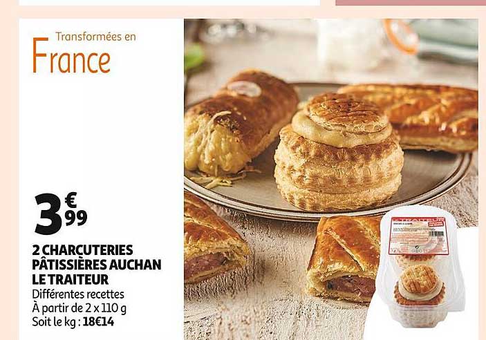2 Charcuteries Pâtissières Auchan Le Traiteur