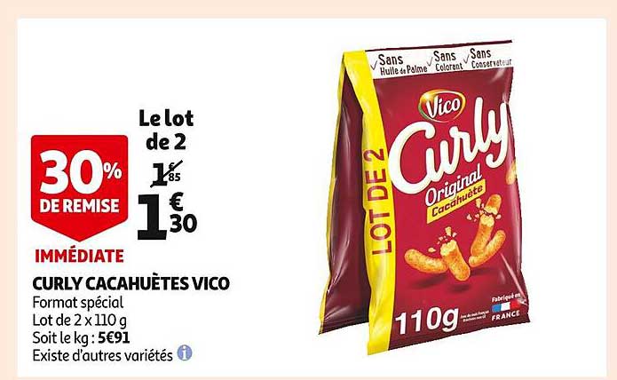 Curly Cacahuètes Vico