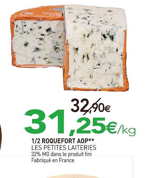 ½ roquefort aop les petites laiteries