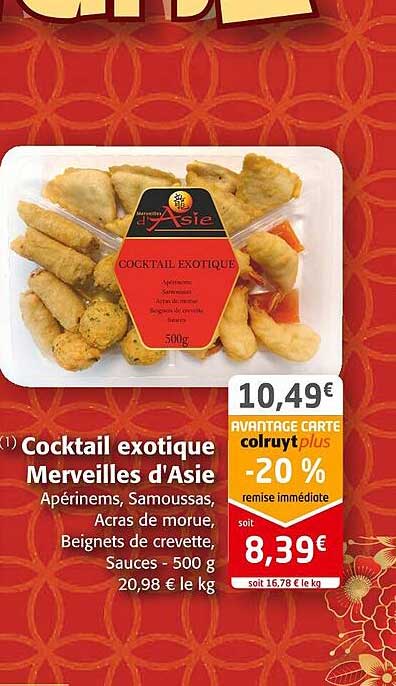cocktail exotique merveilles d'asie