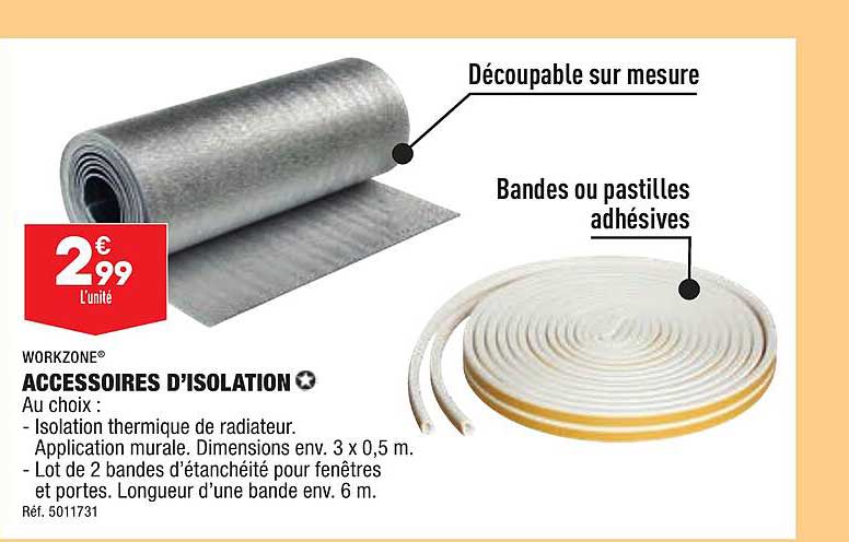 accessoires d'isolation workzone