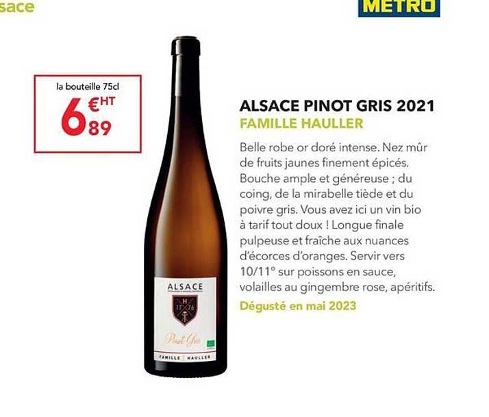 alsace pinot gris 2021 famille hauller