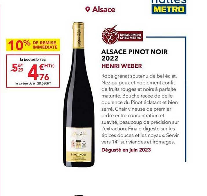 alsace pinot noir 2022 henri weber