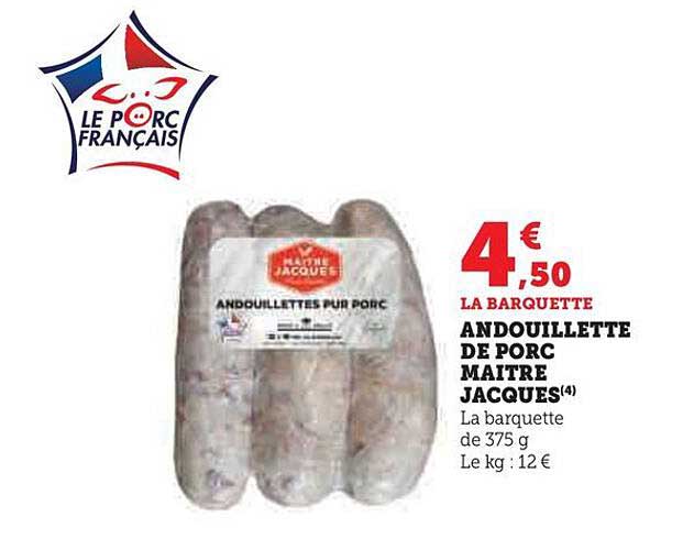 andouillette de porc maître jacques