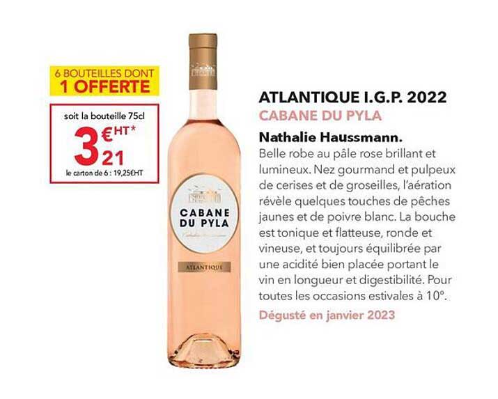 atlantique i.g.p. 2022 cabane du pyla nathalie haussmann