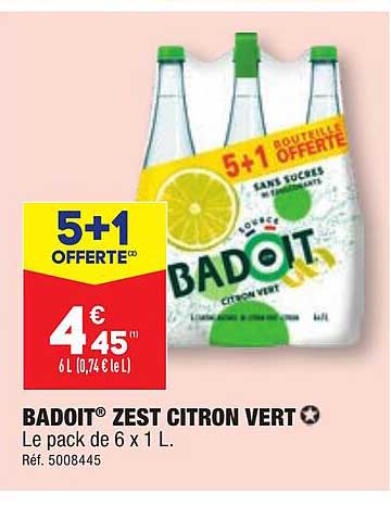 badoit zest citron vert
