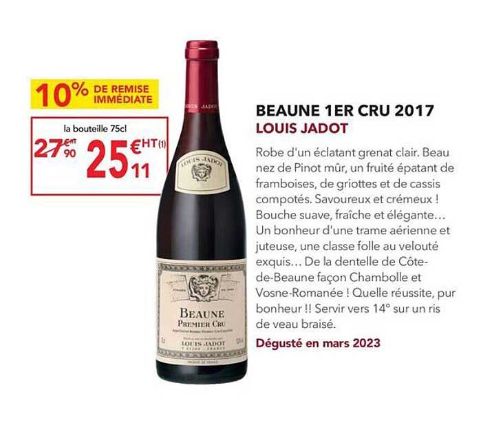 beaune 1er cru 2017 louis jadot